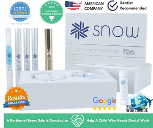 SNOW TEETH WHITENING™ SYSTÈME À DOMICILE [KIT TOUT-EN-UN]